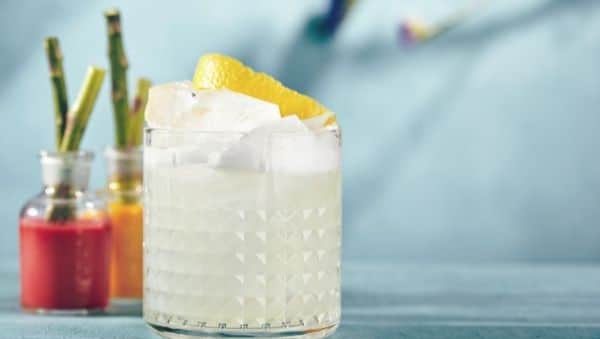 Gin Sour with egg white