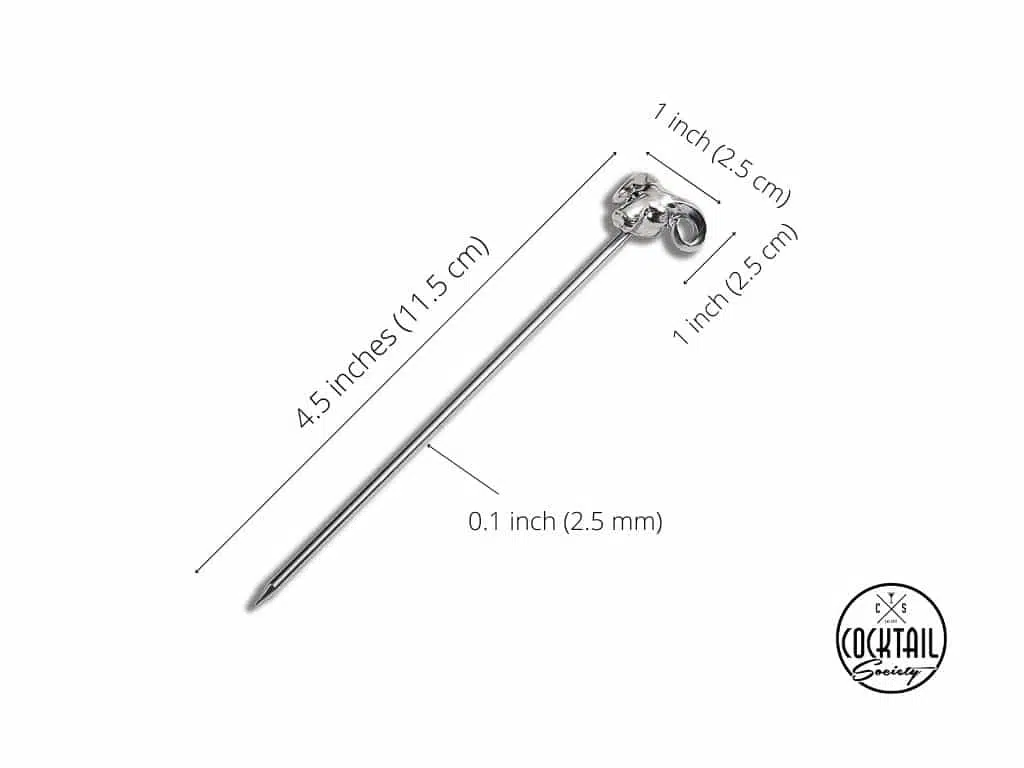 Cocktail pick size explained - length and thickness