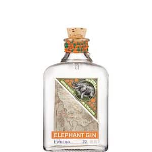 Elephant orange cocoa gin bottle