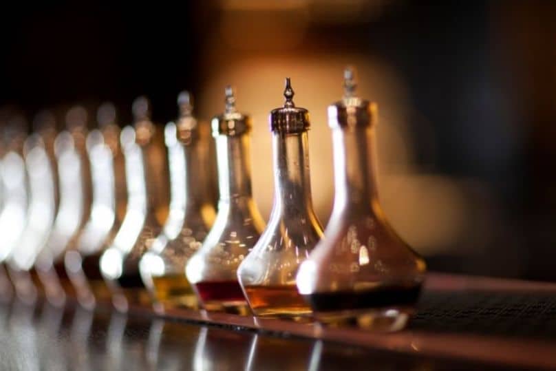 Japanese Dasher Bottles lined up