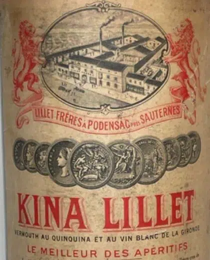 original Kina Lillet label
