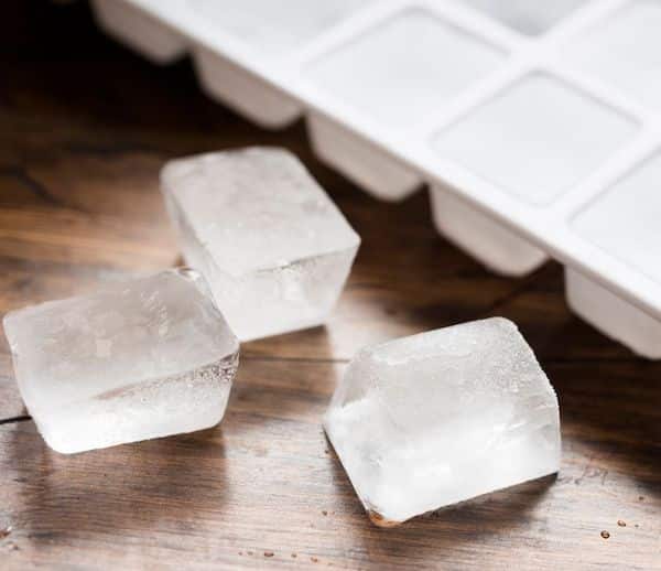 cloudy ice cubes