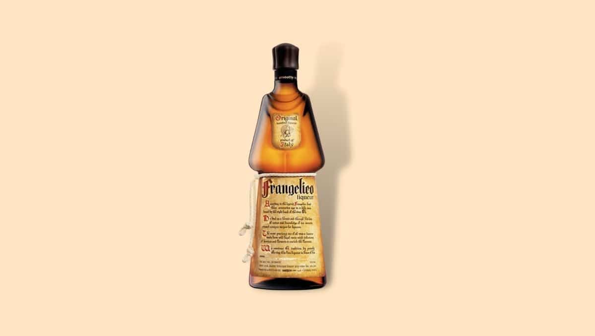 Frangelico hazelnut Liqueur bottle