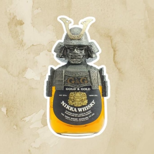 Nikka Gold and Gold Whiskey - Samurai edition