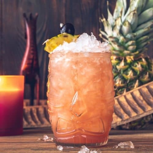 Jungle Bird cocktail with Pineapple