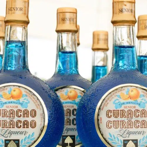 Blue Curaçao liqueur