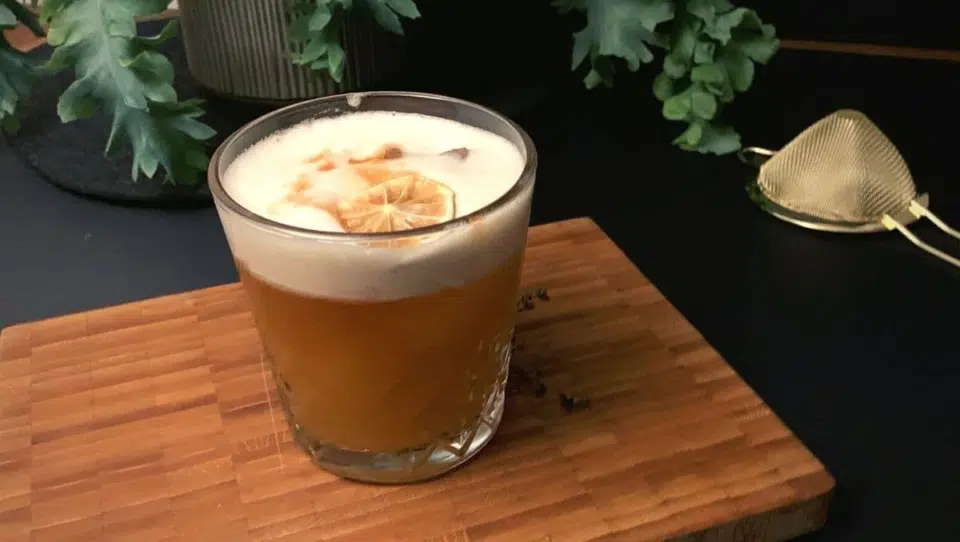 Mezcal Sour Cocktail Recipe Cocktail Society