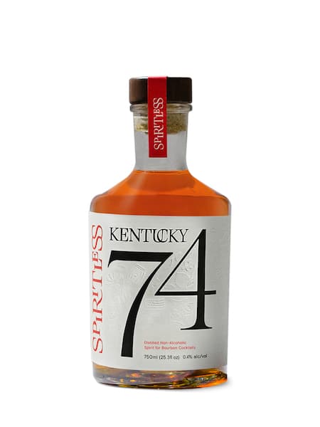 Spiritless Kentucky 74 non-alcoholic whiskey