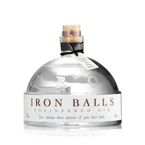 Iron Balls Gin Bangkok bottle