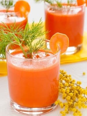 Carrot Mimosa Easter Cocktail