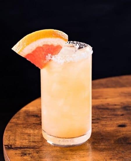 Mezcal Paloma cocktail
