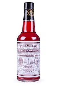Peychaud's Aromatic cocktail bitters from New Orleans