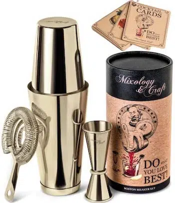 Cocktail Shaker set gold