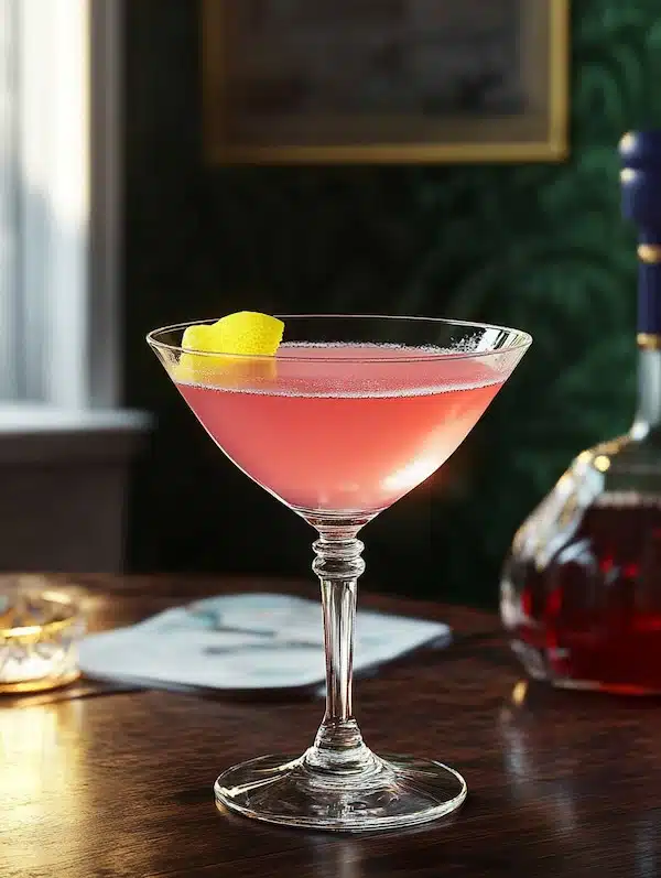 Popular Daisy cocktail Cosmopolitan in Coupe glass