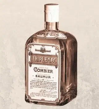 Original Triple Sec bottle from Combier