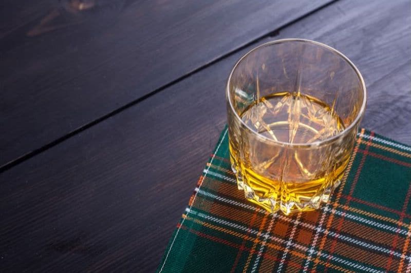 Blended Scotch Whisky in glass