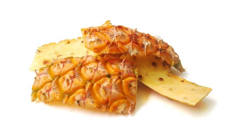 Pineapple peel and rind