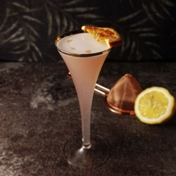 Pink Gin Sour cocktail