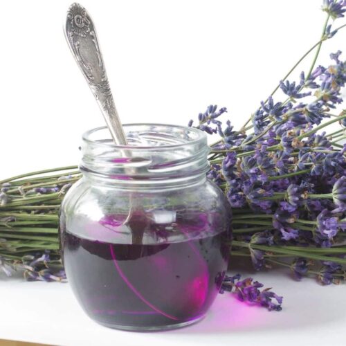 Lavender simple syrup