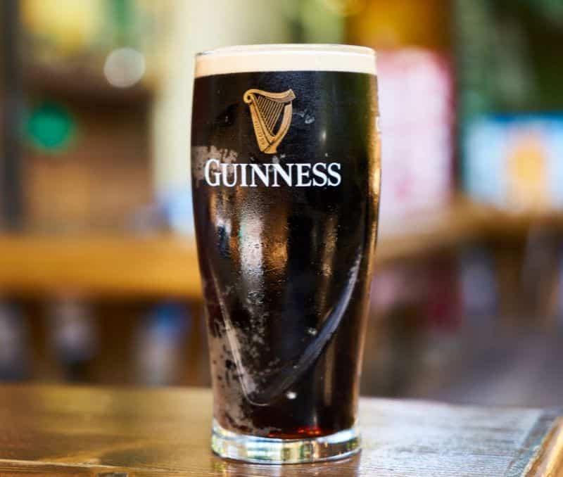 Guinness Beer in pint glass