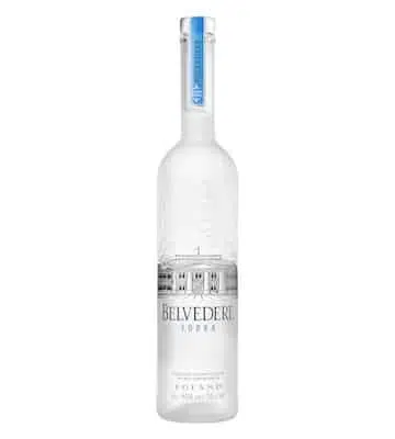 Polish Belvedere Vodka bottle