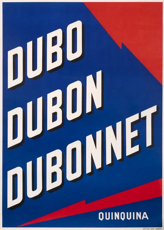 "Duo, Dubon, Dubonnet" Marketing poster