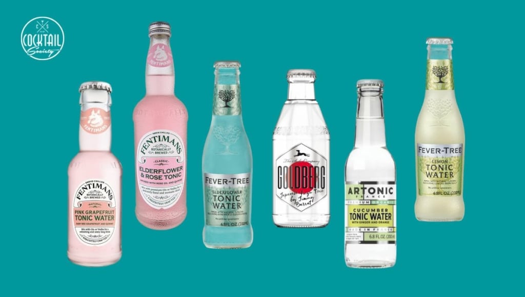 Aromatic tonic water selection
