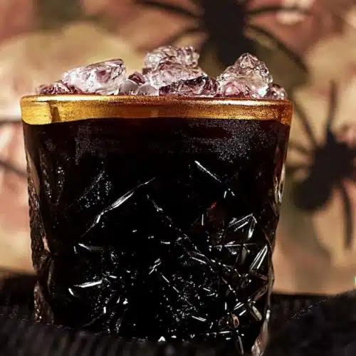 Black & Bloody Halloween Mai Tai cocktail