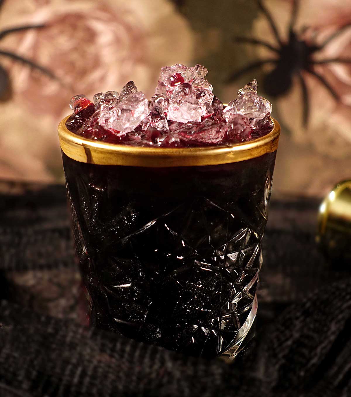 Black & Bloody Halloween Mai Tai cocktail