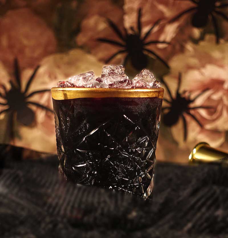 spooky Halloween cocktail