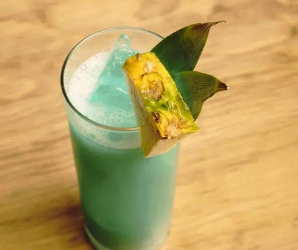 Blue Hawaiian Tiki Cocktail