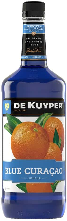 Blue Curaçao bottle from DeKuyper