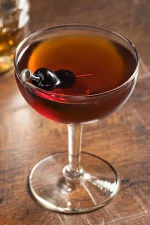 Manhattan Whiskey Cocktail