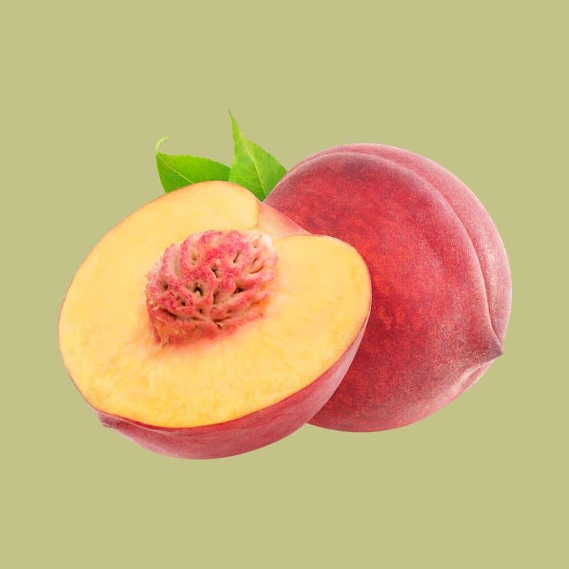 Peaches with stone