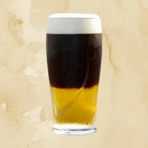 Black and Tan beer cocktail