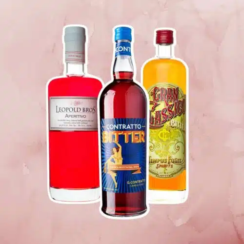 bottles of best Campari substitutes - illustration
