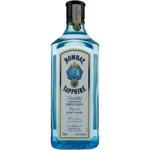 Bottle of Bombay Sapphire Gin
