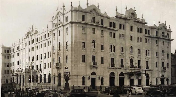 Gran Hotel Bolivar in Lima about 1940
