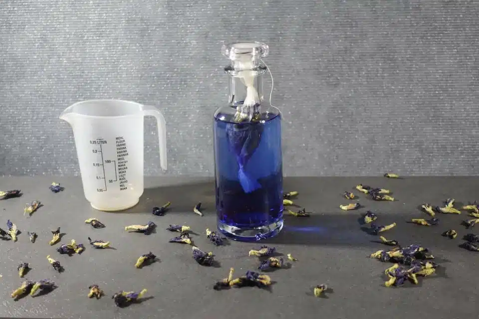 DIY Color Changing Gin How to Infuse Gin with Butterfly Pea Flower