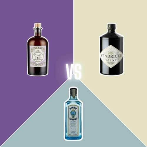 Gin comparison - Monkey 47vs Hendrick's vs Bombay Sapphire