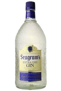 Bottle of Seagram's Extra Dry Gin 