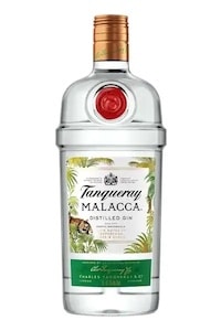 Tanqueray Malacca gin bottle