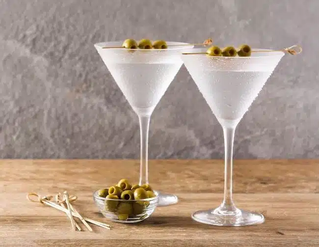 Vermouth as original Gin mixer in a Martini cocktail