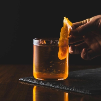 Traditional Old Fashioned cocktail