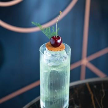 Mezcal kiwi cocktail