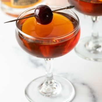 Perfect Manhattan cocktail