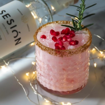 Pink Christmas Margarita