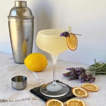 Floral Lemon Drop Martini